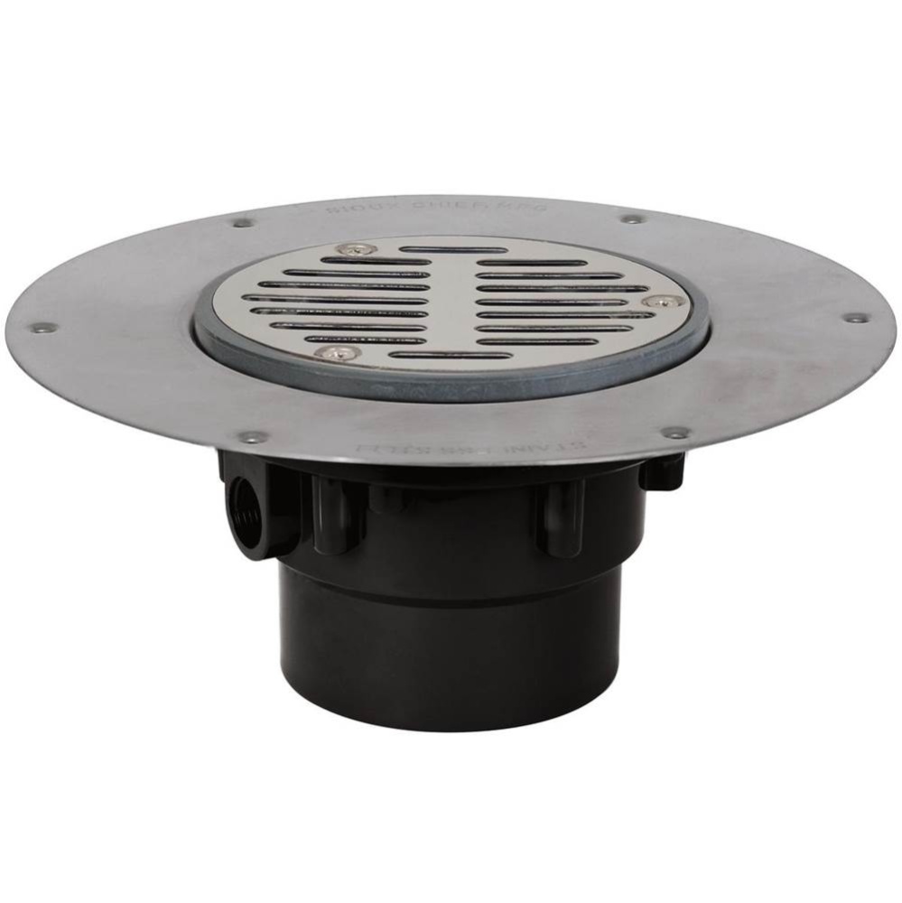 Drain Halo 3 Abs 18ga Ss Strn