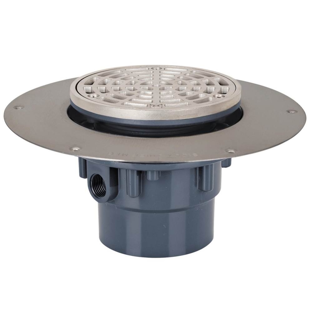 Drain Halo 3 Pvc Ss R&s Rnd