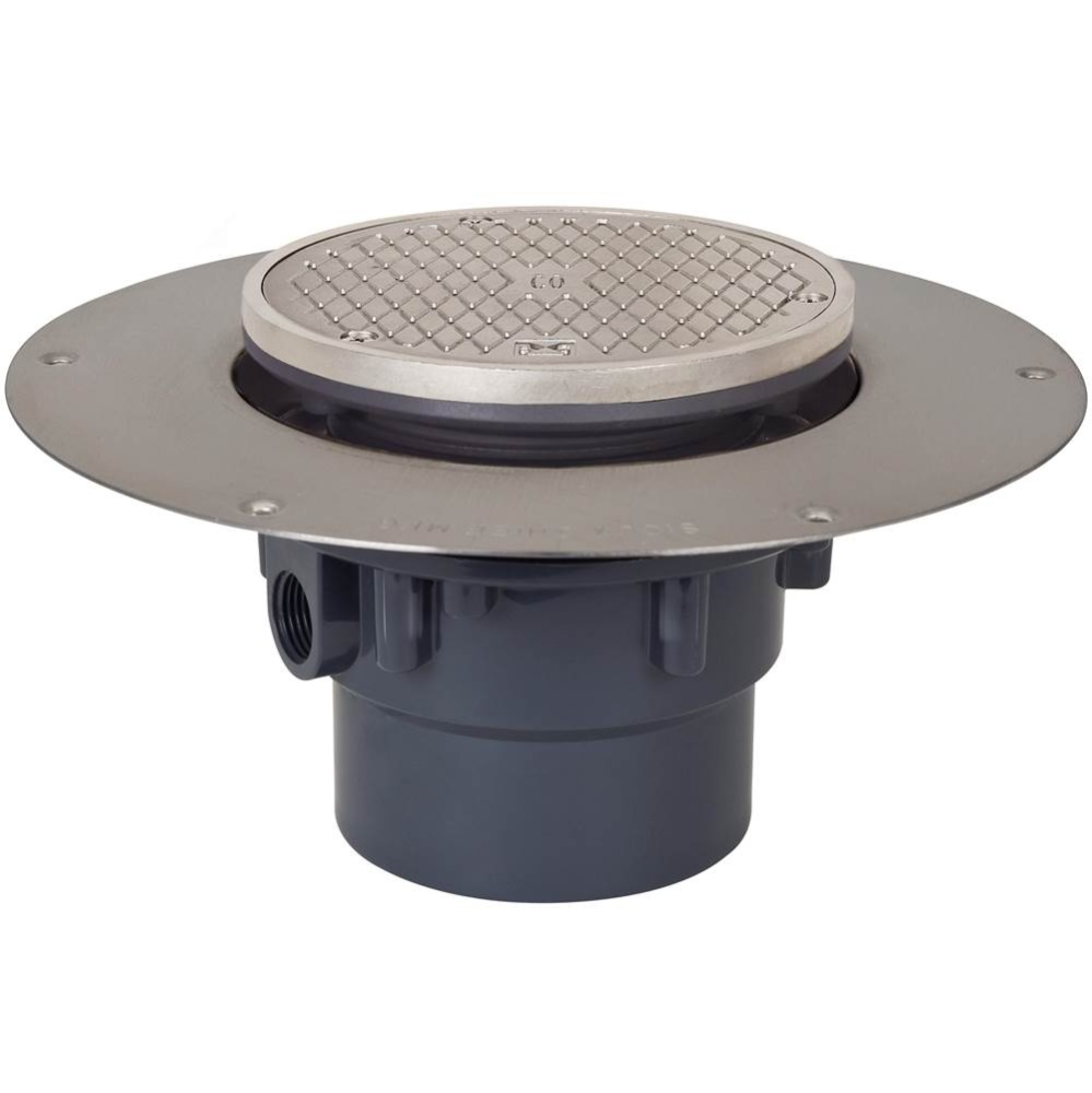 Cleanout Halo 3 Pvc Ss R&c Rnd