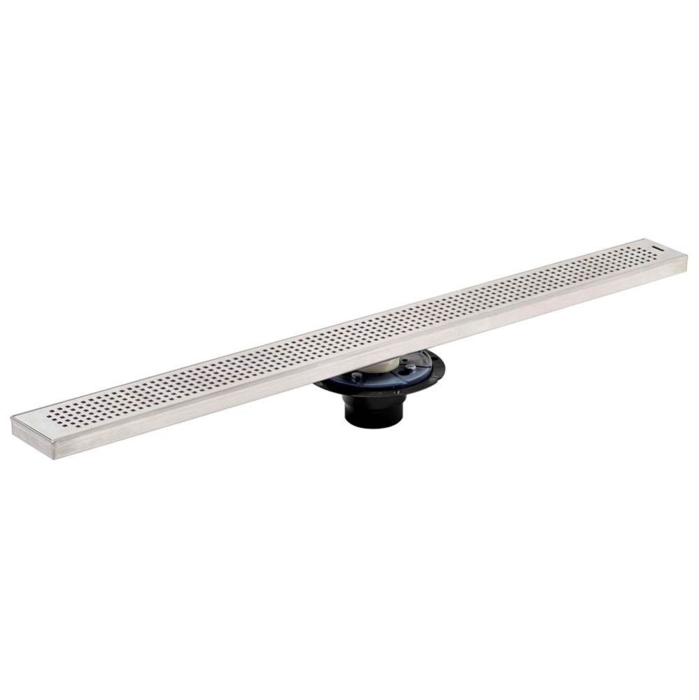 Shower Pan Drain With 36 In Linear Head - Stamped Strainer