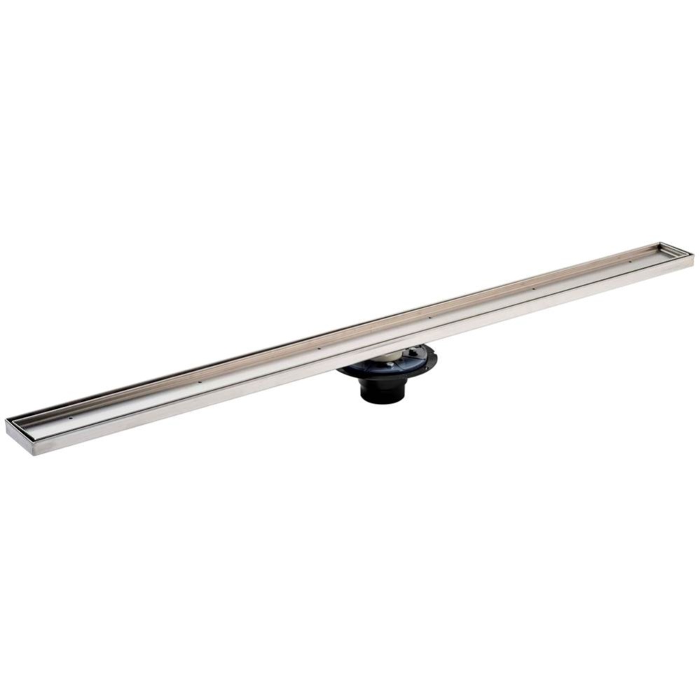 Shower Pan Drain With 48 In Linear Head - Tray For Tile Insert