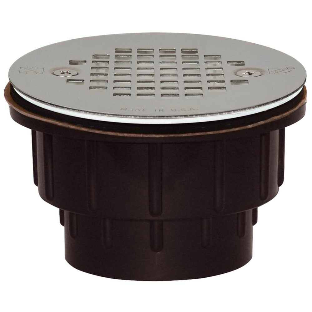 Drain Shwr Mod Abs Ss Strn Scr