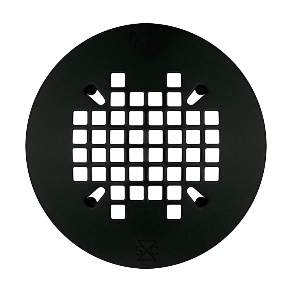 Strainer 19 Ga 4.25 Matte Blk Finish Snap Rnd
