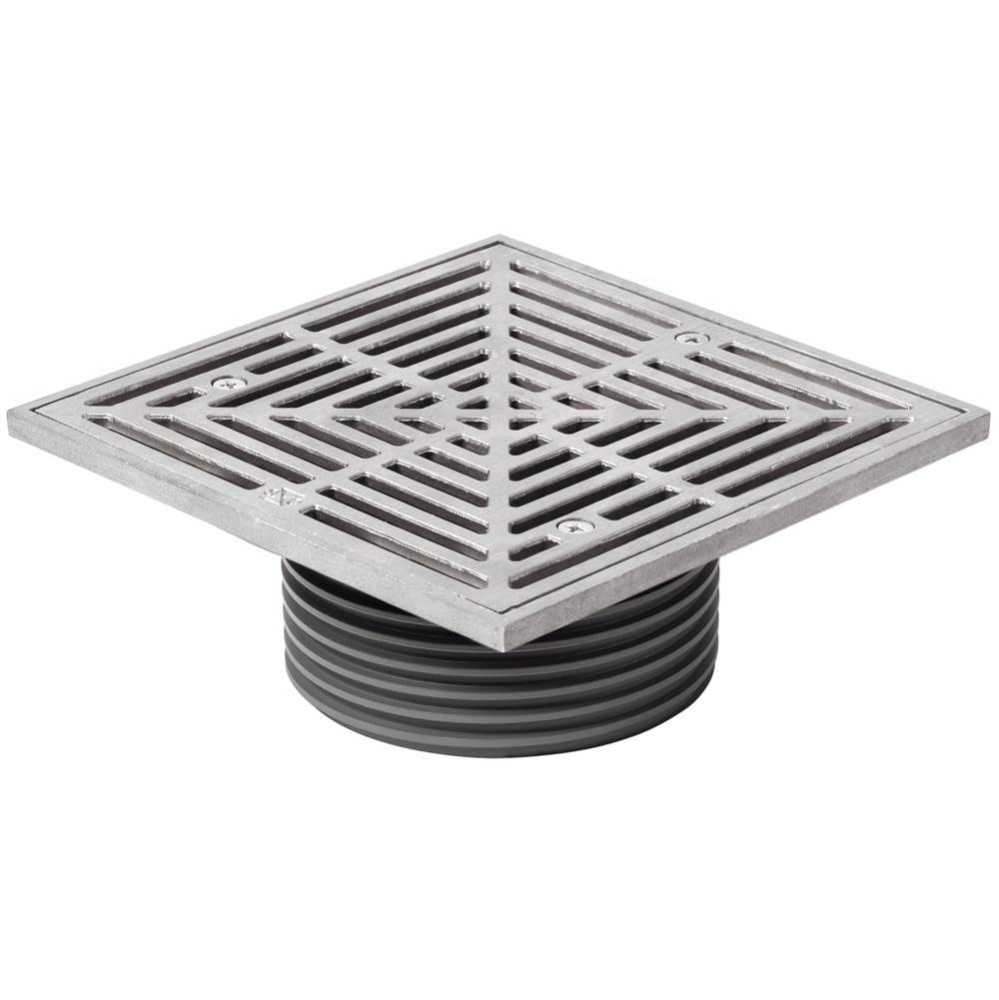 Finish Head Di 4 Drain 6ss R&s Sqr