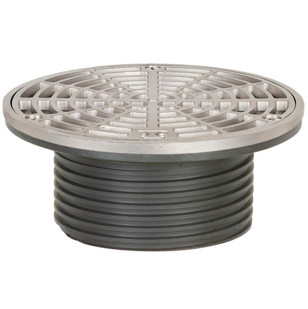 Finish Head Di 4 Drain 6ss R&s Rnd