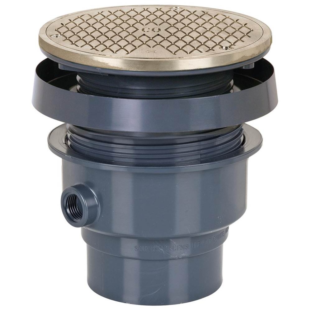 Cleanout Finish Line 3 Pvc 6nb R&c Rnd