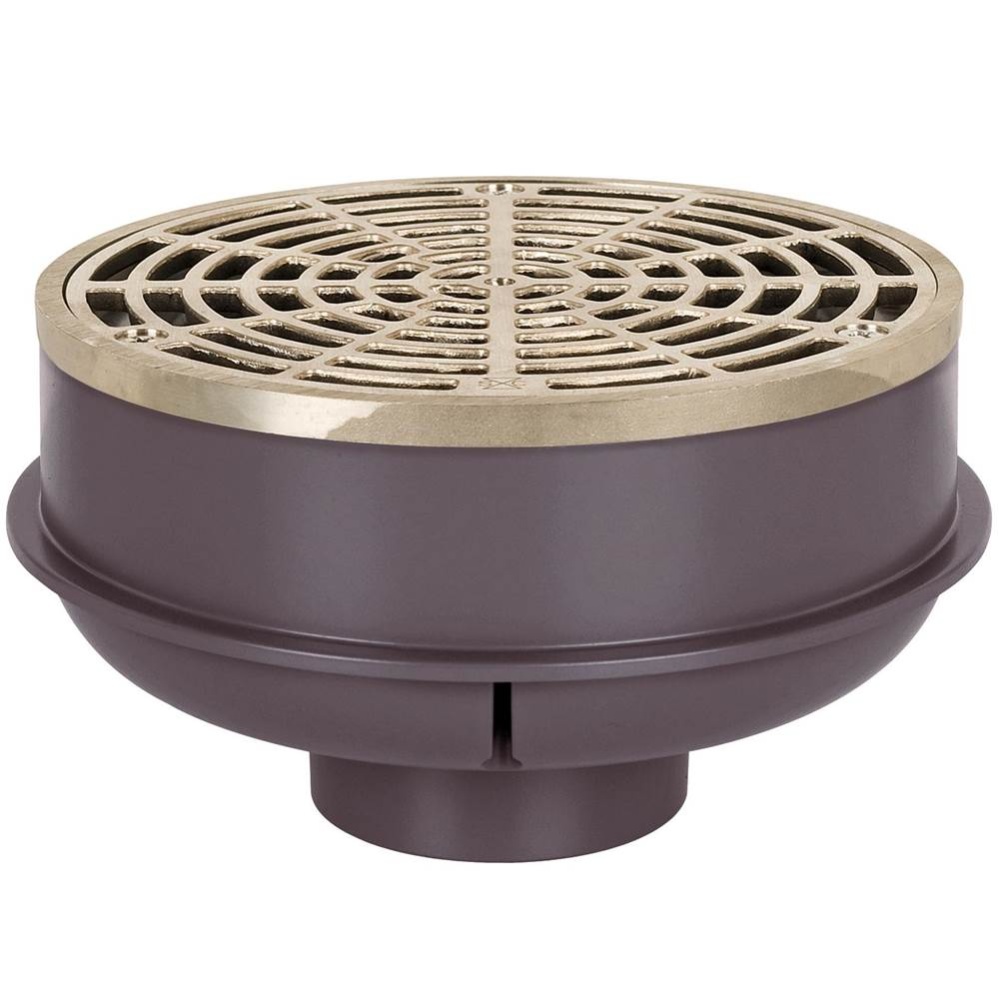 Drain Quad Pvc 2fs Nb R&s Rd