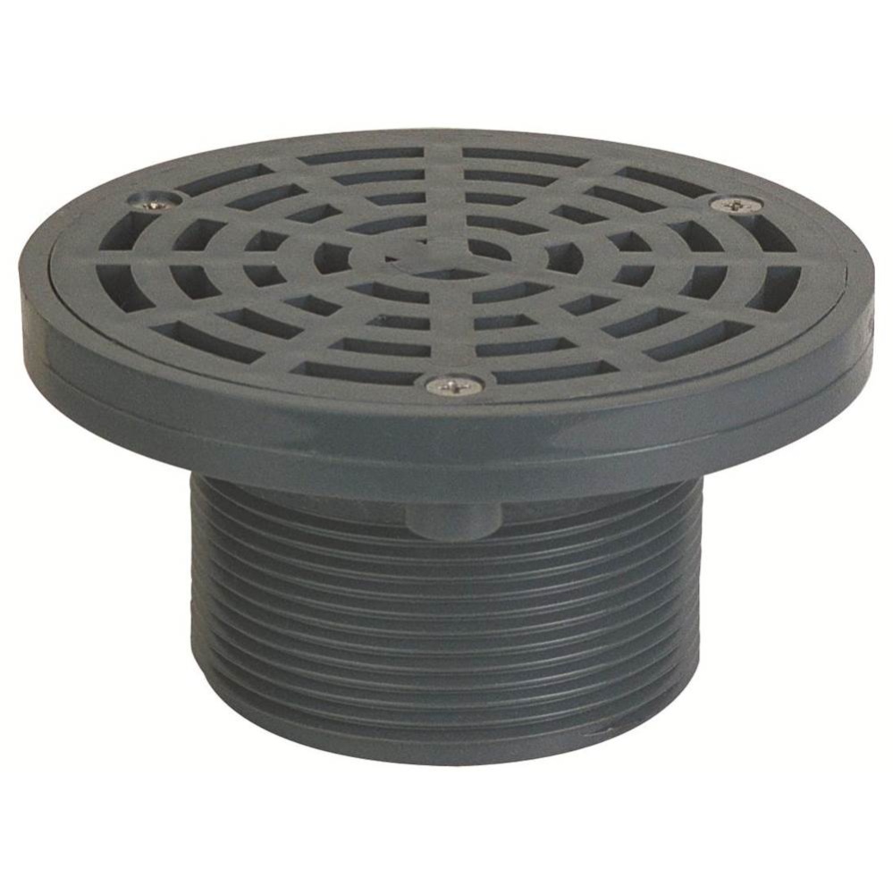 Adj Floor Drain 2 Abs Mip W/abs Str Rnd L/a