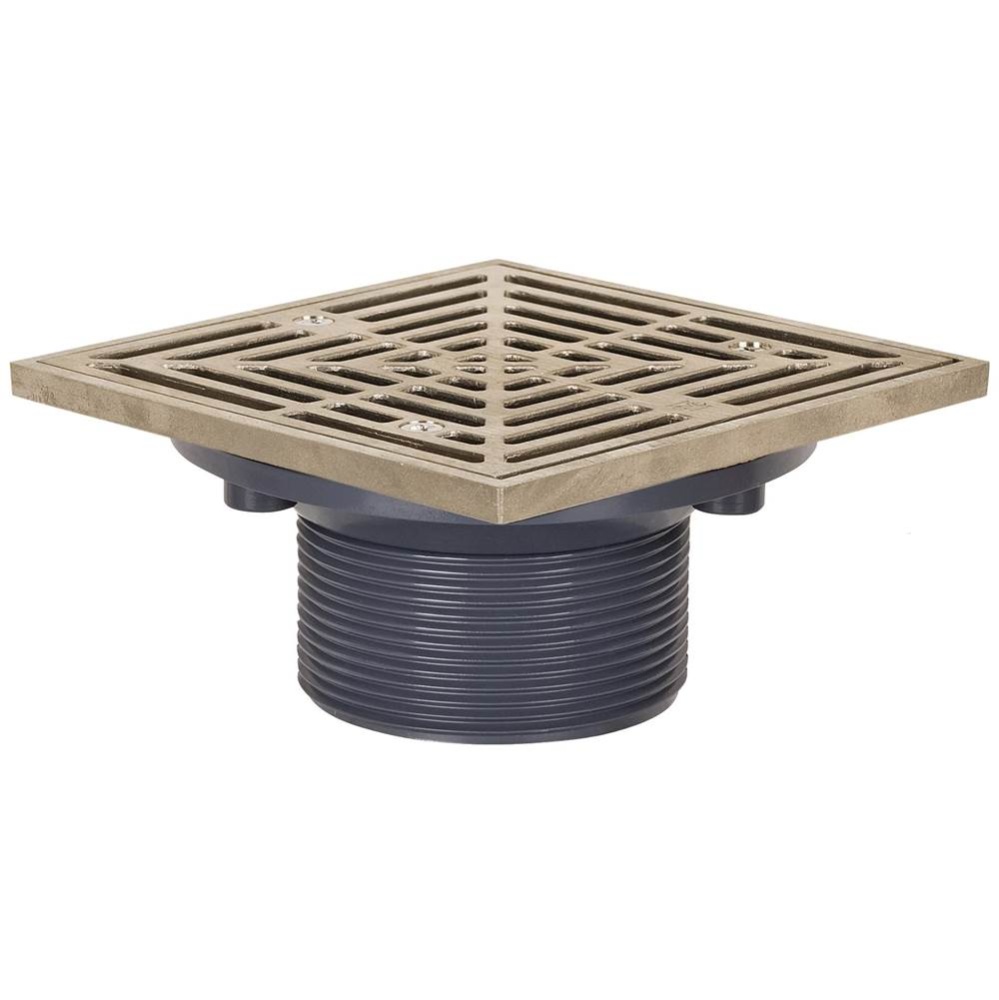 Adj Floor Drain 3 Abs 6nb R&s Sq L/a