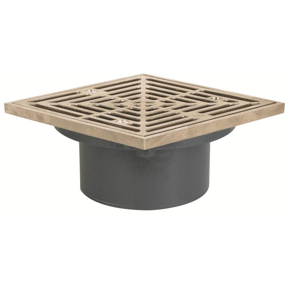 Drain Big Mouth Pvc 4 Ni S&sq R