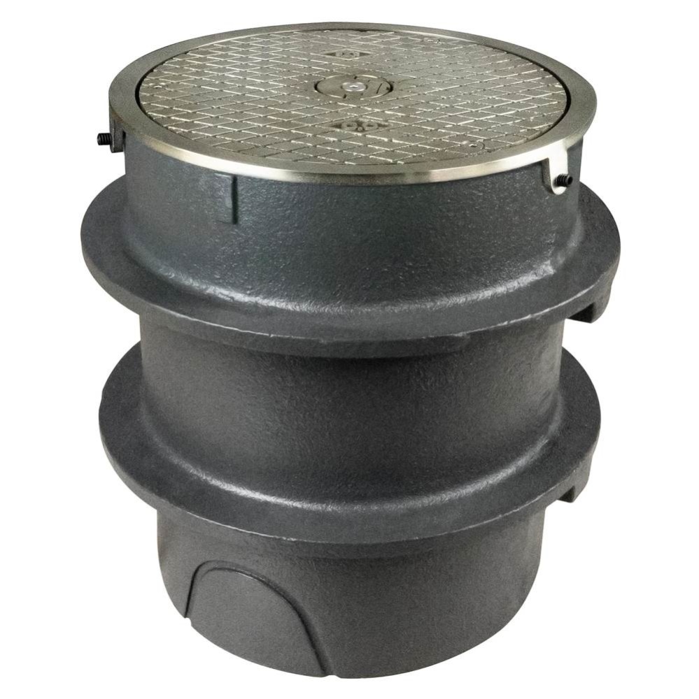 Cleanout Housing - Iron Cover Nb Veneer With Double-flange