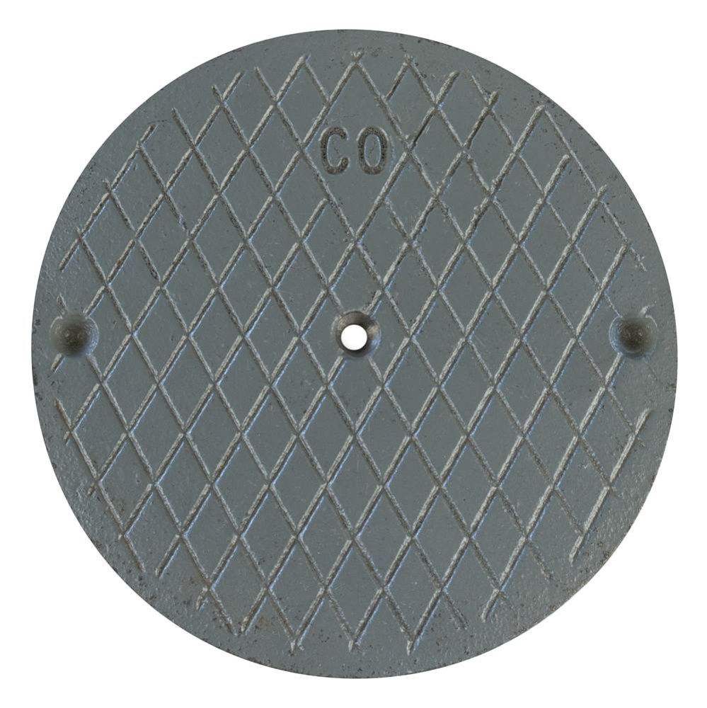 Cover Ci 6 1/8 Diam W/center Screw