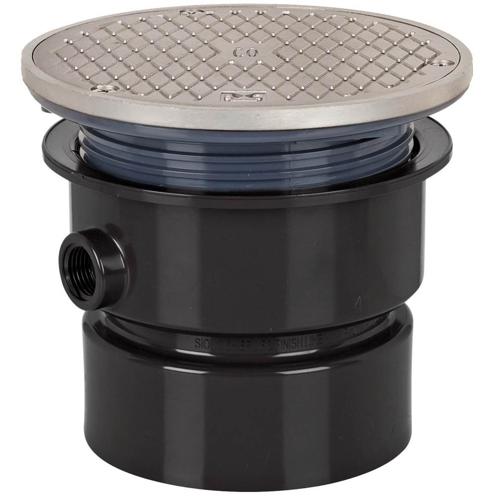 Cleanout Floor Adj 4 Abs Ss R&s R