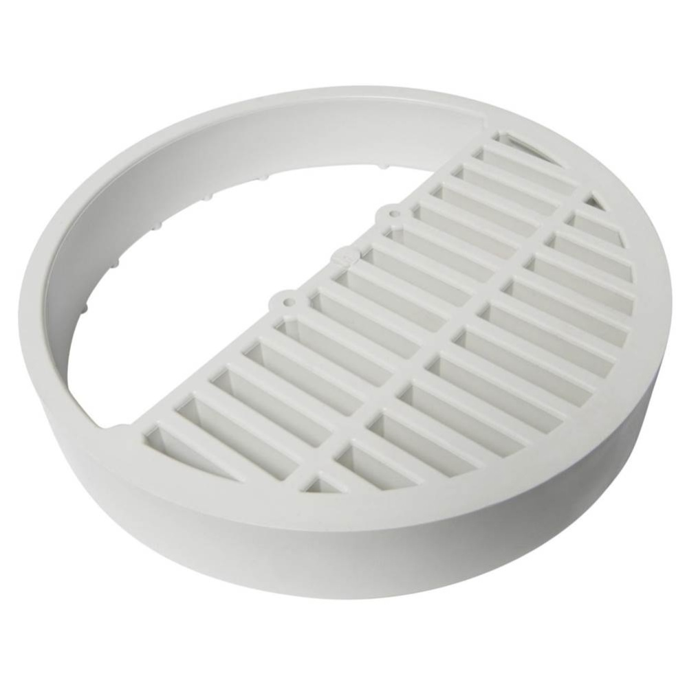 Fat Max Open-half Strainer White Pvc