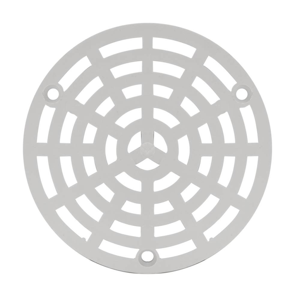 Flat Bottom Strainer White Pvc