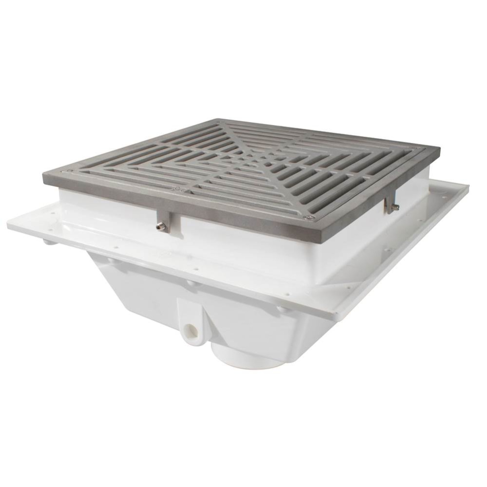 Square Max 6in Pvc With Ss304 Ring & Strnr