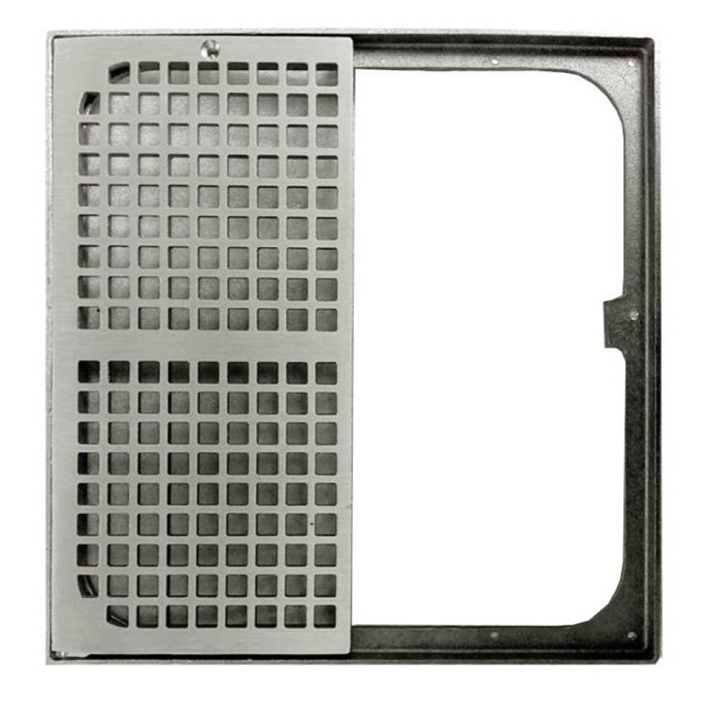 Grate/frame Floor Sink Ss Sq 12 Open-half