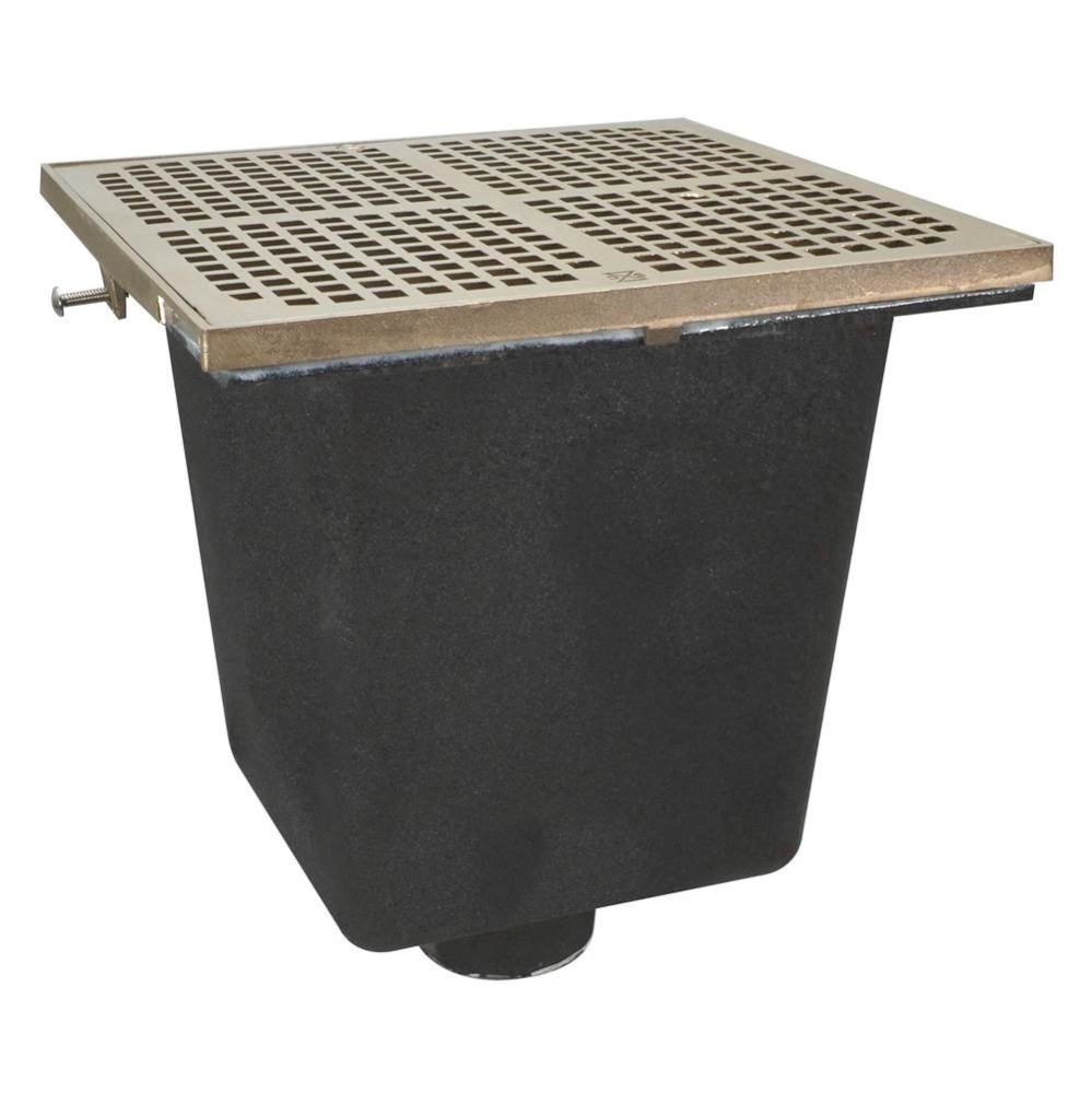Floor Sink Are Sq 12x12x10 3nh Noflng Nb Ring & Grate