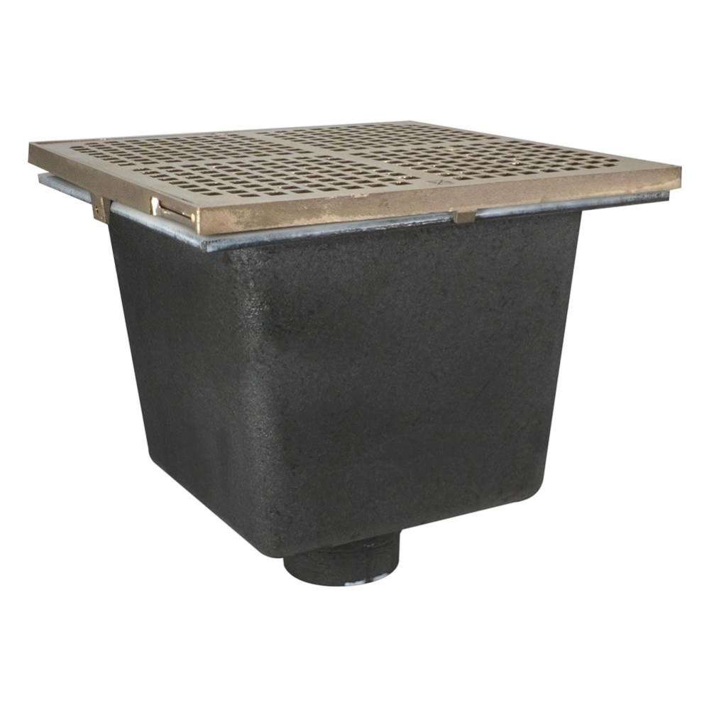 Floor Sink Are Sq 12x12x8 3nh Noflng Nb Ring & Grate