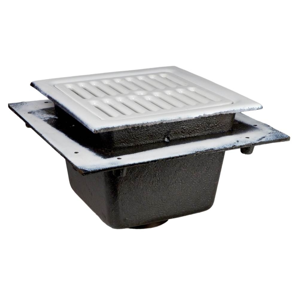 Floor Sink Are Sq 12x12x8 2nh Flanged Are Grate