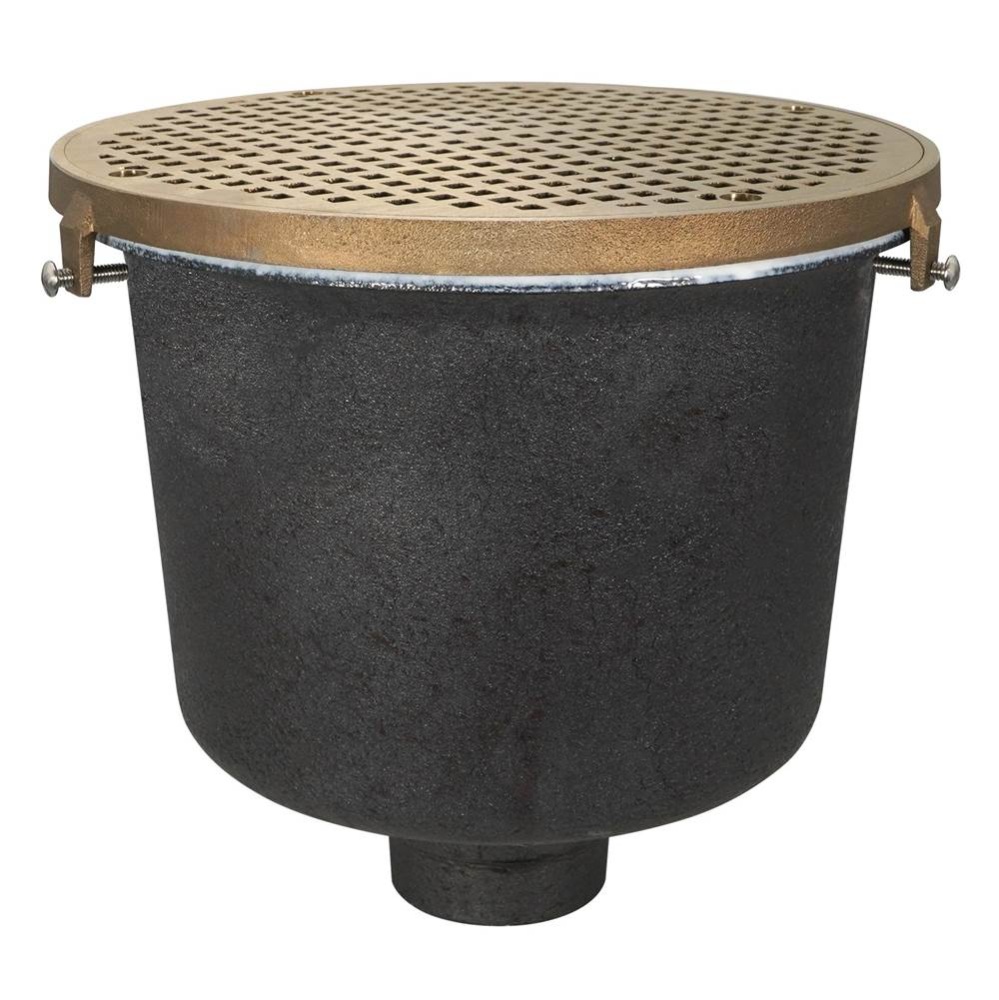 Floor Sink Are Rd 12x8 2nh Noflng Nb Ring & Grate