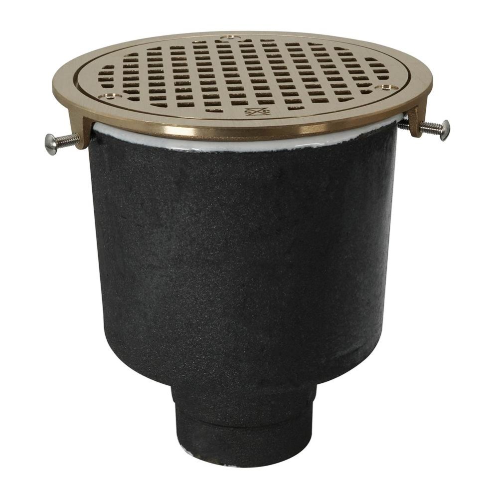 Floor Sink Are Rd 8x6 3nh Noflng Nb Ring & Grate