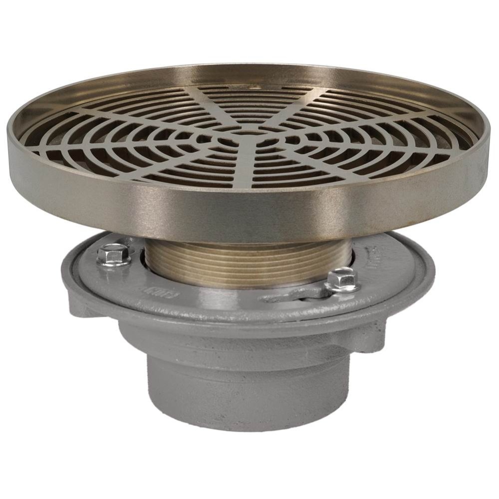 Adj Flashing Drain 4 Nh 10nb R&s Rnd + Extended Rim