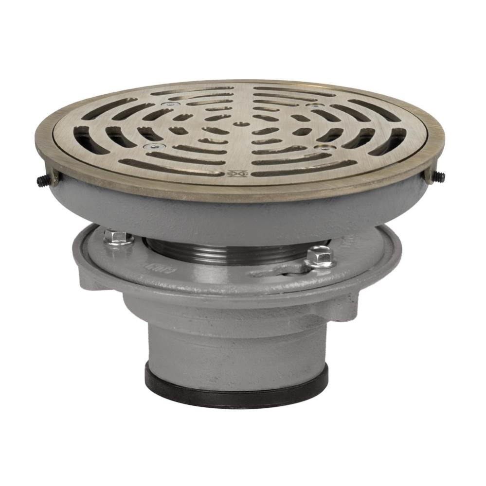 Adj Flashing Drain 2 Pj 9di R&s Rnd + Nb Veneer