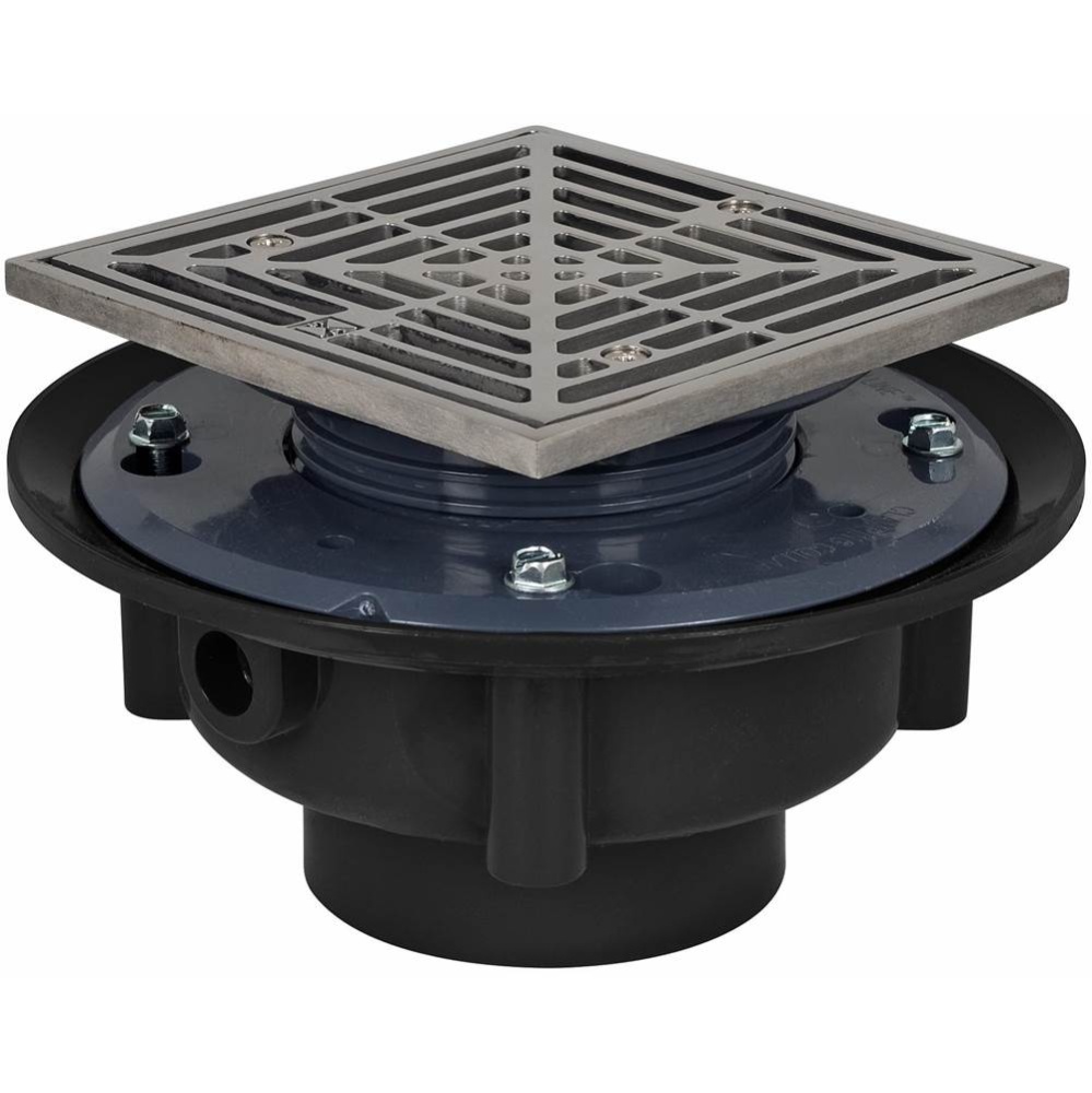 Adj Flashing Drain 3 Abs 5pss R&s Sq