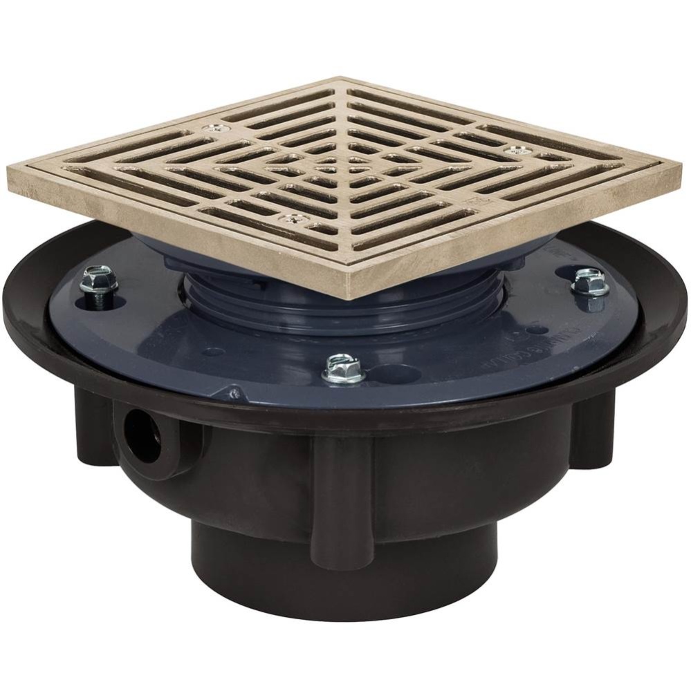 Adj Flashing Drain 3 Abs 5nb R&s Sq