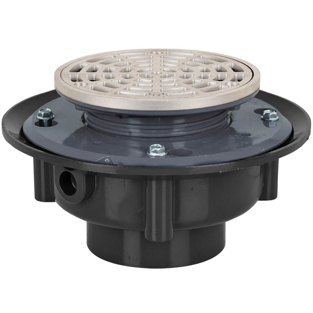 Adj Flashing Drain 3 Abs 5ss R&s Rnd