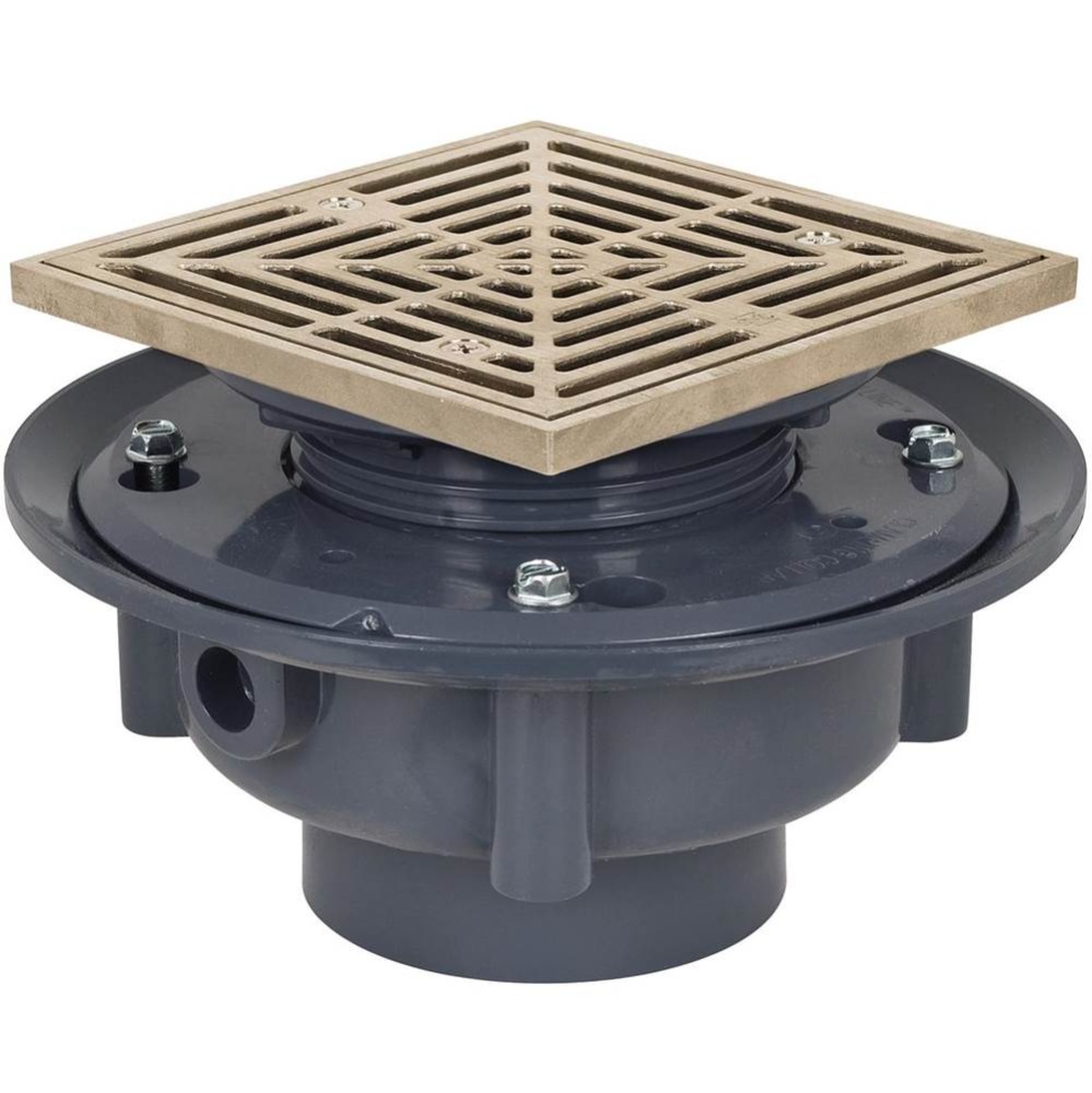 Adj Flashing Drain 2 Pvc 5Nb R And S Sq