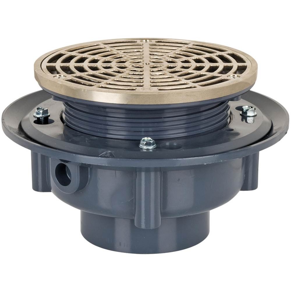 Adj Flashing Drain 3 Pvc 6nb R&s Rnd