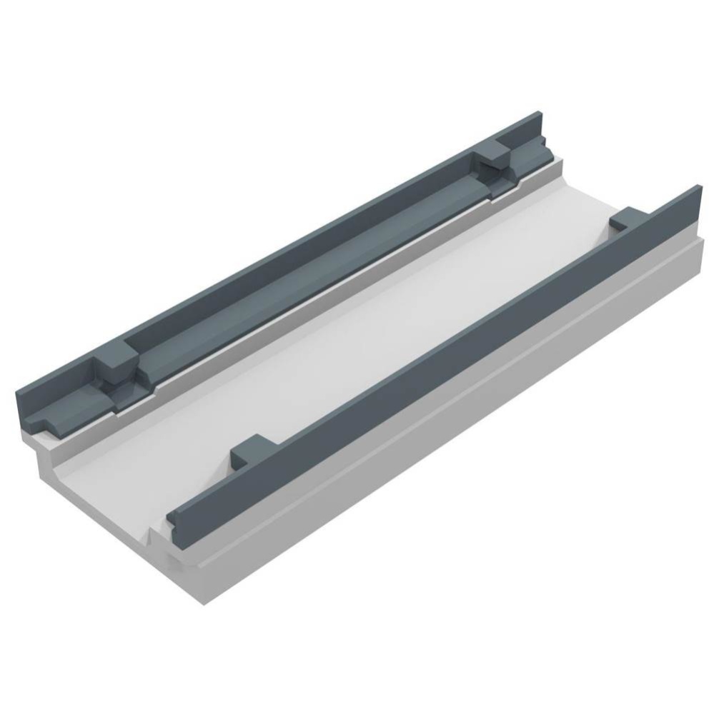 Maxi 100 Half-meter Neutral Lp Channel - 3.15 Height