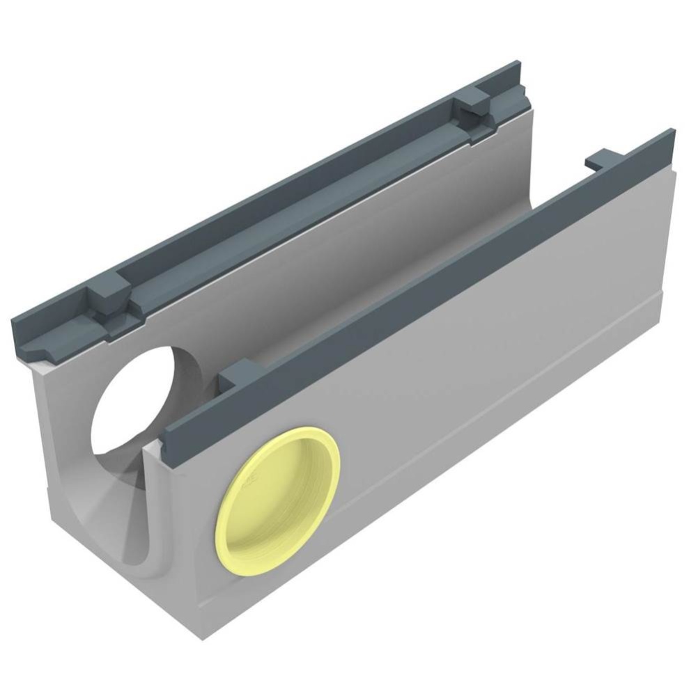 Maxi 100 1/2m Neutral Channel - Side Out - 7.28in