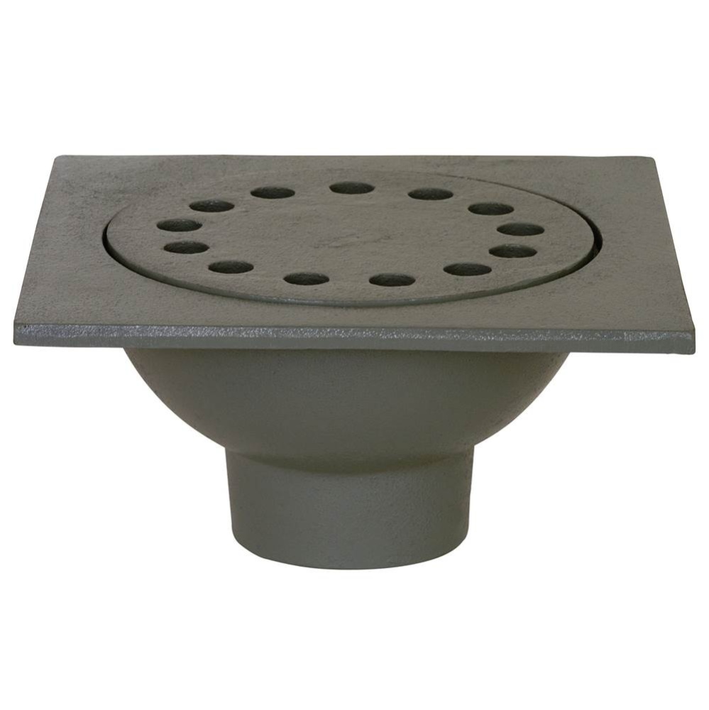 6x6 Cast Iron Bell Trap Drain 2 Nh