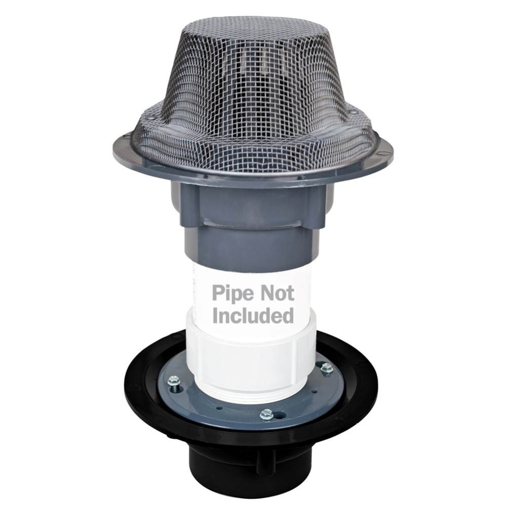 Planter Area Drain 3 Abs Poly