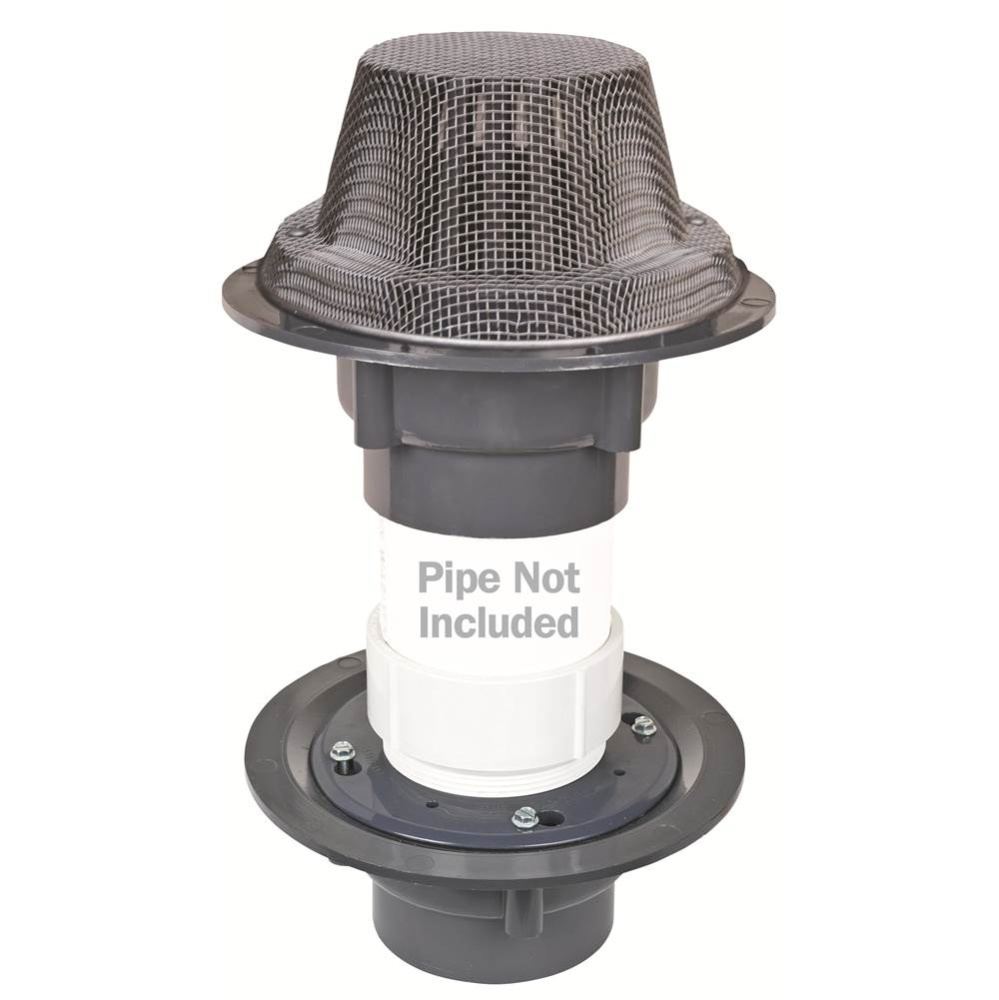 Planter Area Drain 4 Pvc Poly