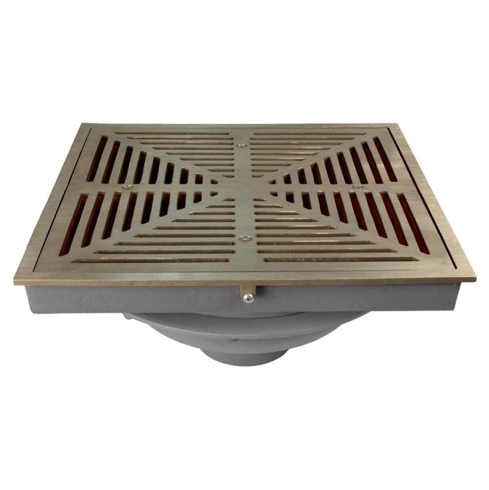 Promenade Drain 8in Nh Ci 16in Sq Top Nb Veneer