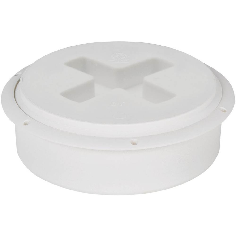 Cleanout Bushing Wht 4 With Plug