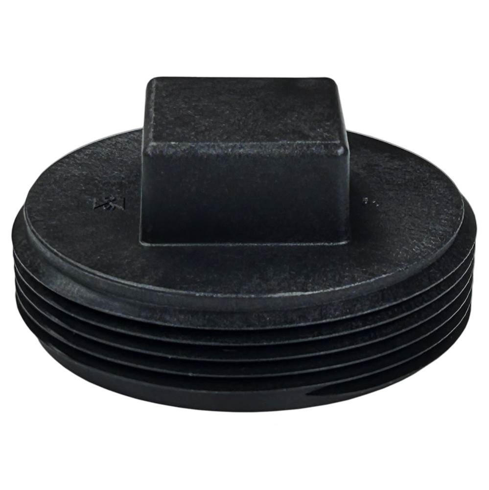 Plug Abs Blk 3 Raised Sq Hd