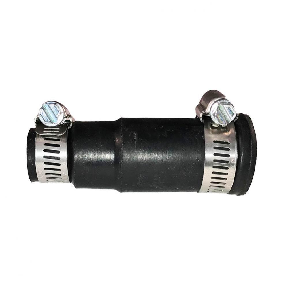 Universal D/W Drain Connector W/2-Clamps 1/Bg