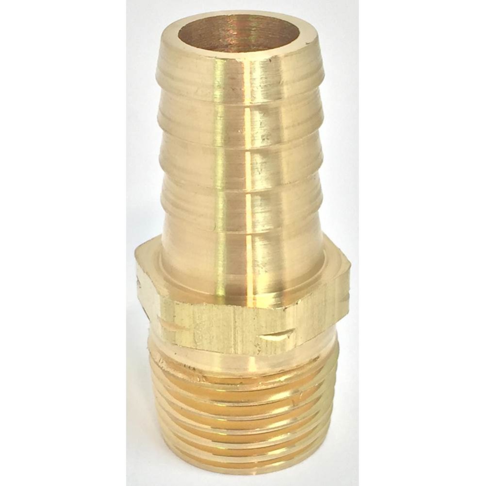 17700208 - Adapter 5/8 Barb x 1/2 Mip Brass Nl 1/bg