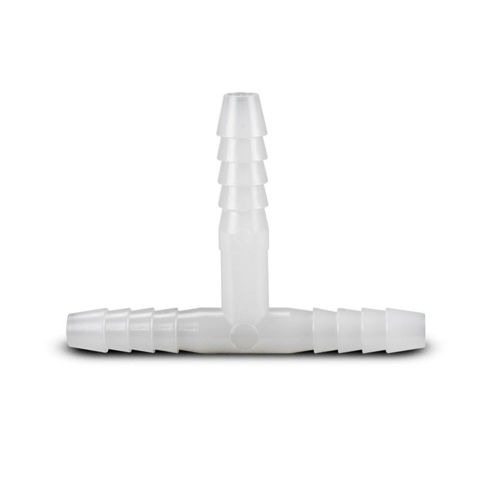 Tee 1/4 x 1/4 x 1/4 Barb Nylon 1/bg