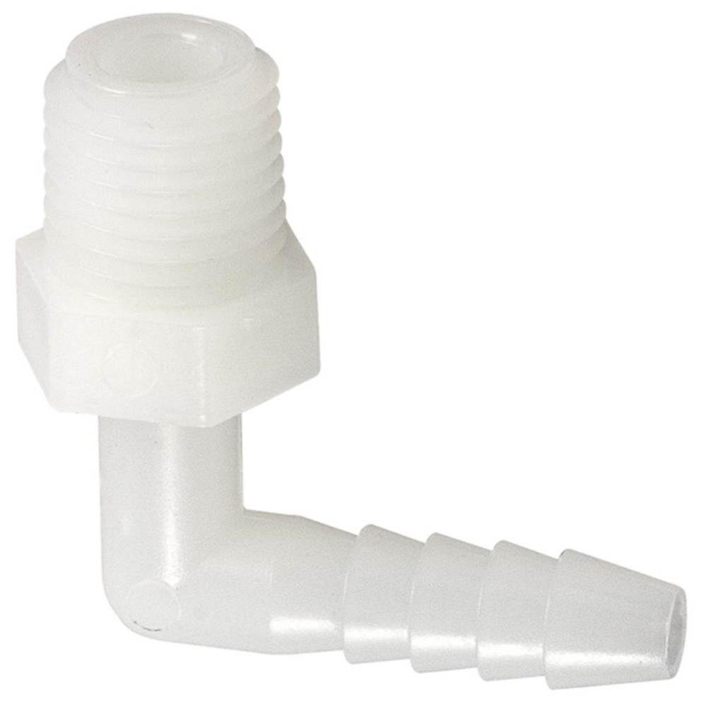 Elbow 3/8 Barb x 3/4 Mip Nylon 1/bg