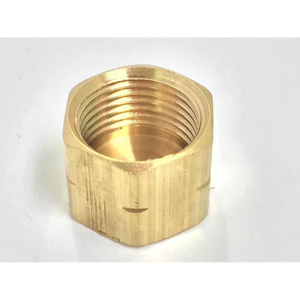 C17700387 - Cap 3/8 Od Comp Brass Nl 1/Bg