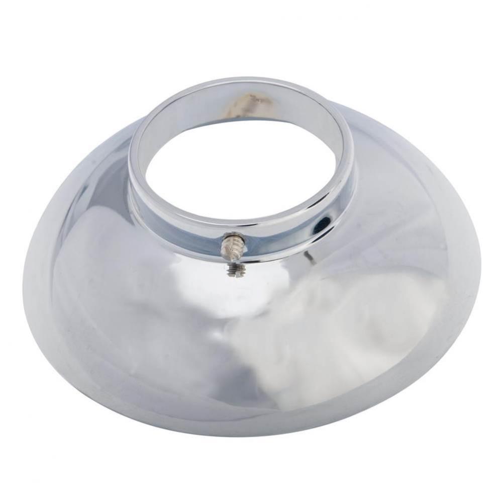 Escutcheon Cast Brass W/ Set Screw 3/8 Ips Chrome