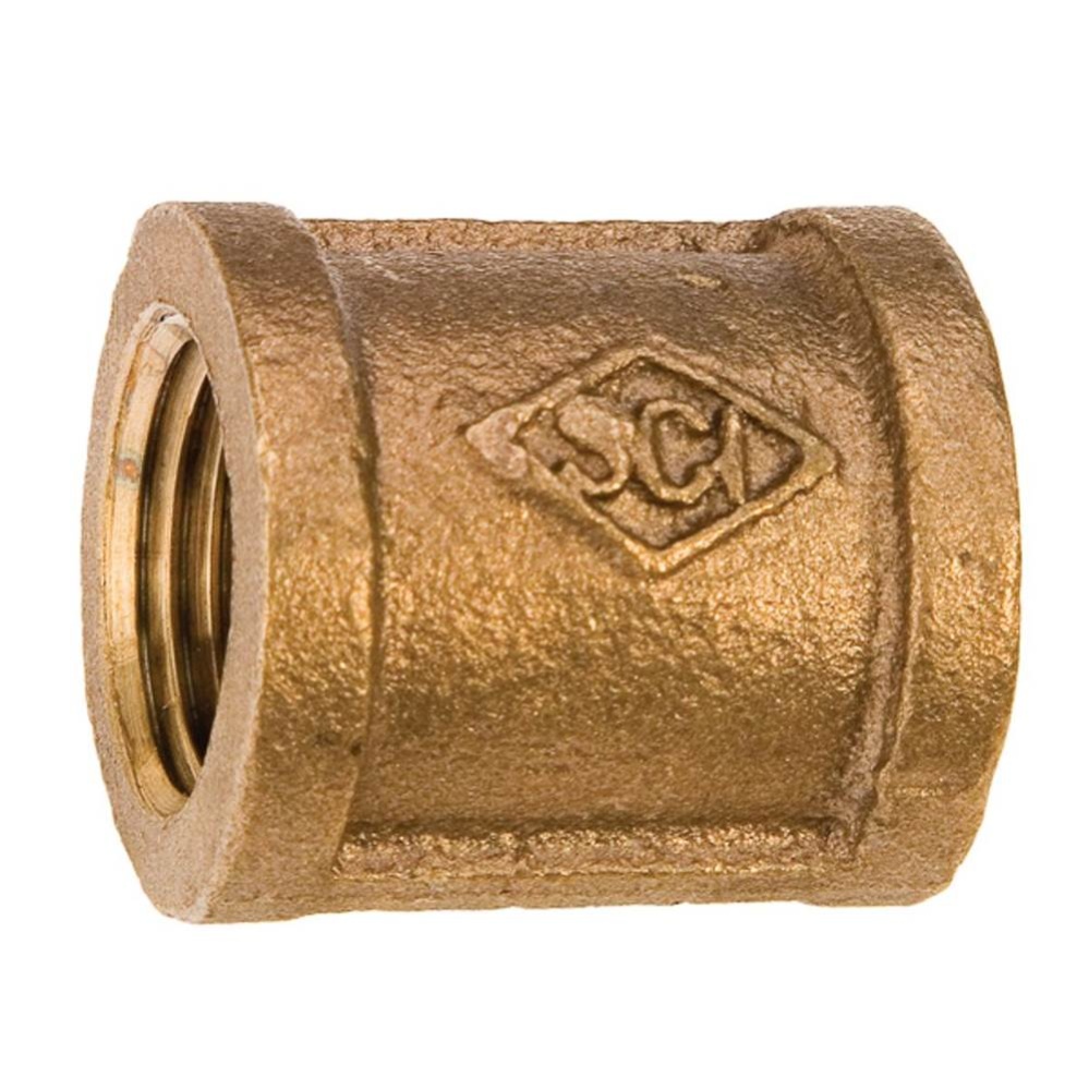 0122270 - Coupling 1 Fip x 1 Fip Red Brass Nl 1/bg