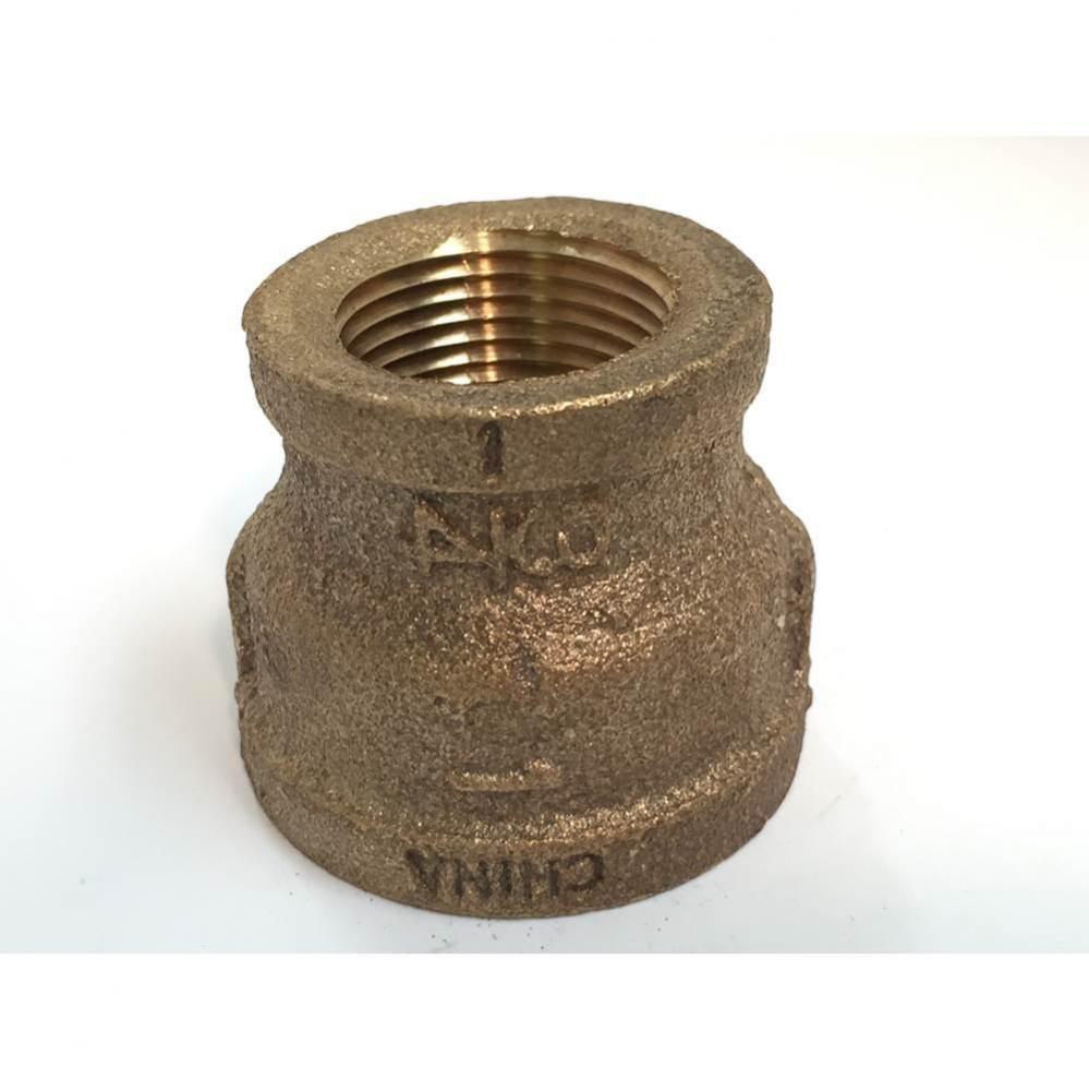 17700332 - Coupling 1 Fip x 3/4 Fip Red Brass Nl 1/bg