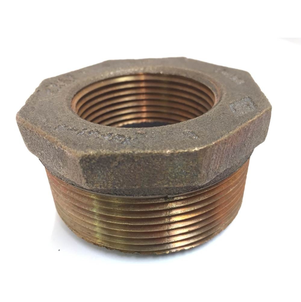 Hex Bushing Cast Brass 1-1/2 Mip X 1-1/4 Fip Nl 1/Bg